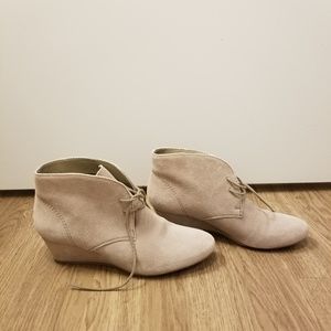 Suede ankle boots